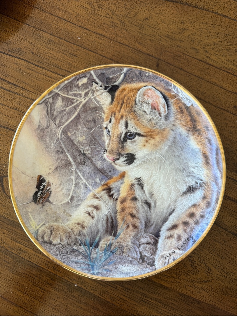 Franklin Mint “First Encounter” Limited Edition Collector Plate – Glen Loates